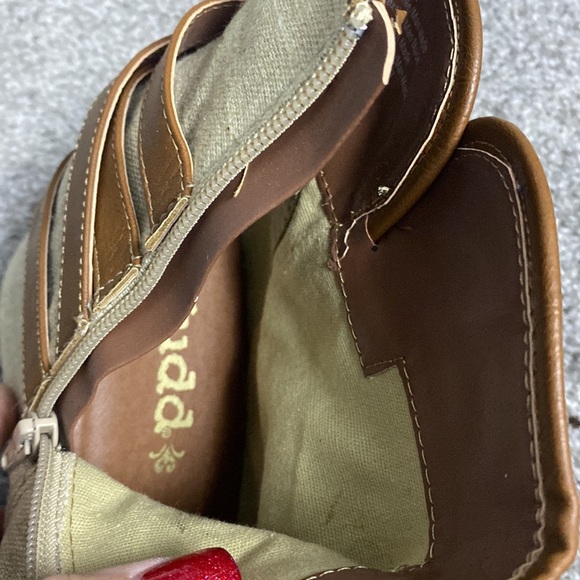 MUDD MDMaikonatural WEDGE Ankle Boot 9M NIB - Picture 6 of 8